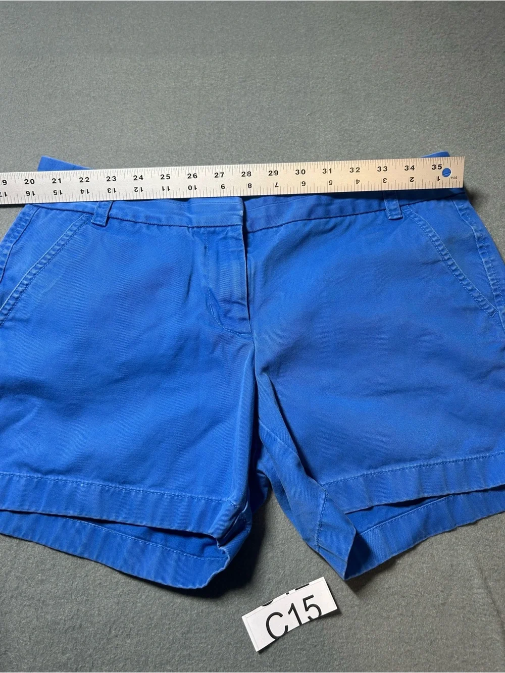 J. Crew Vibrant Blue Cotton Bermuda Shorts